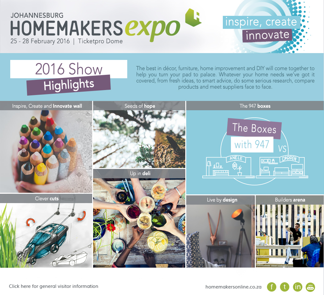 2016 Johannesburg HOMEMAKERS Expo